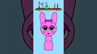 Oh no!! HELP Pinki! Sprunki Garnold x Clukr heal Pinki