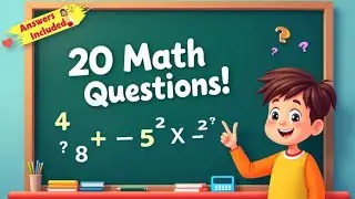  20 Easy Math MCQs with Answers | Basic Mathematics Quiz | Math Questions for Students
