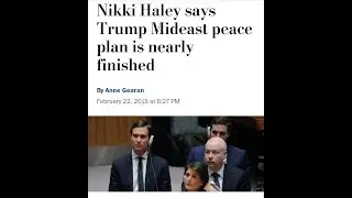 Embassy Exodus' for Jerusalem & 2 State Peace Deal Update