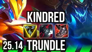 KINDRED vs TRUNDLE (JGL) | KR Challenger | 25.14