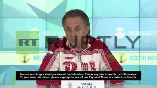 Russia: Sochi gets positive feedback from athletes and federations - sports minister Mutko
