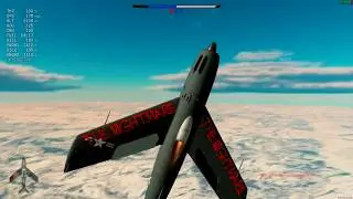 La200 mig15 dogfight