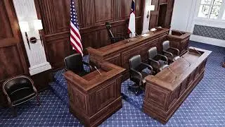 Traditional Courtroom Interior