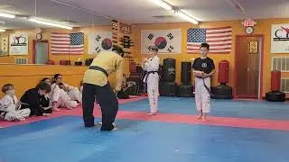 Jaxon Wayne's Taekwondo brown belt testing