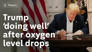 Trump&rsquo;s oxygen levels dipped twice but condition &lsquo;improving&rsquo; say doctors