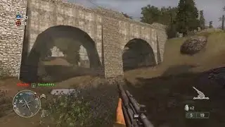 Call of Duty 3 Multiplayer Gameplay - Single Flag CTF on Eder Dam