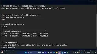 Cell Reference in Excel in Hindi | Relative Absolute Mixed | Define Name with Example