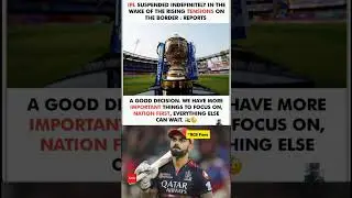BREAKING: IPL 2025 SUSPENDED INDEFINITELY&ndash;HERE'S WHY! 😱🤯 #cricket #ipl #ipl2025