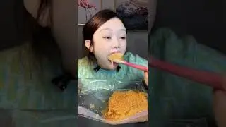 ASMR Flying Fish Roe 🧡 Super Crunchy Eating Sounds 😮&zwj;💨#asmr #tobikoasmr #flyingfishroe