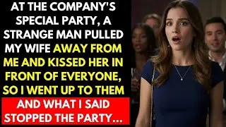 At the company's special party, a strange man took my wife from me and kissed her