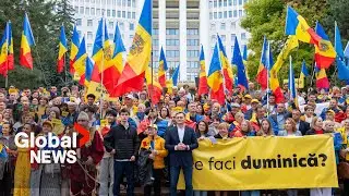Russia's alleged interference targets Moldova election