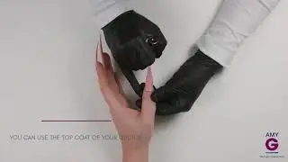How to apply angel flakes and angel paper - Amy G Nail Art Collection