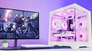 Hoengager Gaming PC Air Cooling All White Design Intel Core i5-13400F RTX 5060
