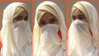 Niqab tutorial with inner cap by Irani hijab bd