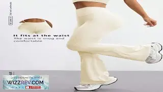 FWH Sculpting High Waist Booty Lifting Design Flared Leg Movement Athleisure Chic Retro
