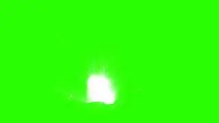 Fire Sparks On Green Screen