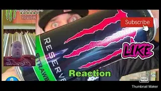 Reaction to Monster Energy&reg; Reserve Kiwi Strawberry Review! 🔋🥝🍓 | theendorsement