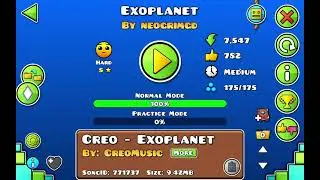 Exoplanet // Hard Difficulty // Verified // Geometry Dash