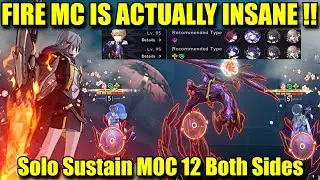 FIRE MC IS ACTUALLY INSANE !! Solo Sustain MOC 12 Both Side with F2P Dr Ratio & Kafka Black Swan