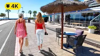 Los Pocillos - Lanzarote Walking Tour 4K