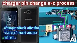 Samsung j7 next Charger Pin Replacement | j7 Phone Kaise Kholen A TU Z Process 