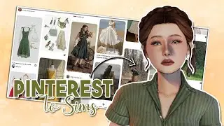 Pinterest Picks My Sim! | The Sims 4 CAS Challenge + CC Links