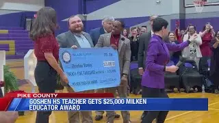 Goshen HS Teacher Get $25,000 Milken Educator Award