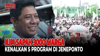 Najmuddin Kunjungi Kampung Istri, Disambut 3000 Warga Jeneponto
