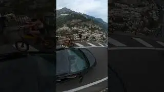 Driving in Positano