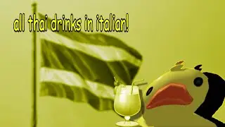 all thai drinks in italian!