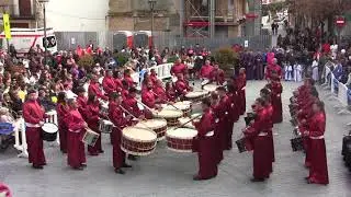 Tambors de Passió Almassora en el XXVII Concurso de Tambores y Bombosde  Ejea de los Caballeros 2019