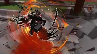 Winged Assassin Combo by me 🔪🗡️ - Heroes Battlegrounds