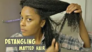 Detangling Long, Fine, and Matted Natural Hair