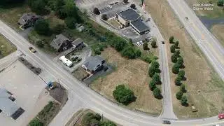 Uniontown Shopping Center. Drone footage with Panorama. 400 feet up!