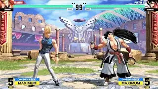 Benimaru Nikaido vs Haohmaru (Hardest AI) - KOF XV