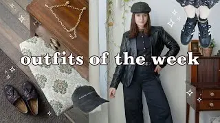 styling early spring outfits || what I wore this week