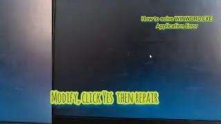 WINWORD.EXE-APPLICATION ERROR -Solved