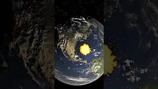 What if a grain of sand hit earth at the speed of light? #space #astronomy #universe