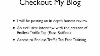 Endless Traffic Tap Review- Is a Scam