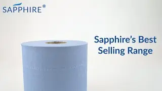 Sapphire Blue Recycled Flat Sheet Centrefeed Spotlight