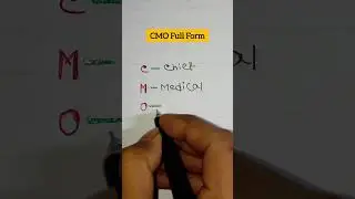 CMO FULL-FORM#gk #education #cmo #fullform #youtubeshorts #shorts #foryou