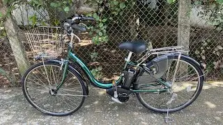 Xe đạp hỗ trợ lực điện zin nguyên bản không độ vặn ga Yamahapas Natura size 26inch Lh 0333002868 