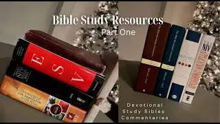 Bible Study Space Part One | Bible Study Resources | Study Bibles | My Growing Commentary Collection