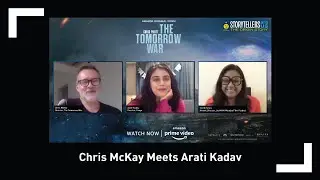 Chris McKay Meets Arati Kadav | The Tomorrow War | Storytellers Are Us: The Origin Story