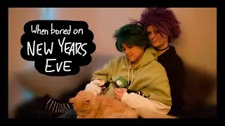 When Bored on New Year's Eve... || Shinso & Midoriya || BNHA/MHA Cosplay ||