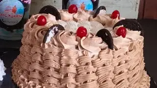 Chocolate cake decoration | chocolate cake | cake decoration | dark chocolate cake design | #cake
