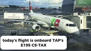 TAP air Portugal Embraer E195 trip report Lisboa to Manchester (CS-TAX)