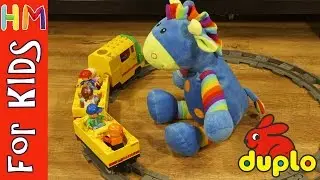LEGO DUPLO Train Cartoon Toys Compilation Doc McStuffins Toy Truck Stop Motion Funny VIDEO FOR KIDS