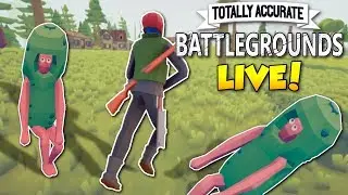 🔴 GOING FOR THE WIN! - Totally Accurate Battlegrounds - TABG Livestream Gameplay