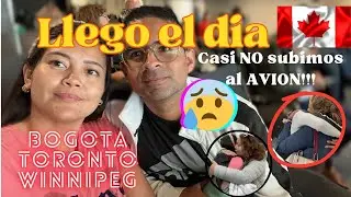 🇨🇦 Migrando a Canad&aacute;: Vlog de Viaje Bogot&aacute;-Toronto-Winnipeg y Preparativos 🌍 ✈️🎒#Vlogs